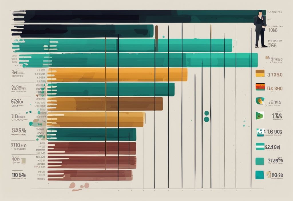 Moderne digitale Illustration eines Balkendiagramms, das die Anzahl der Milliardäre in Deutschland im Vergleich zu anderen Ländern zeigt, mit stilisierten Euro-Symbolen und Hauptfarbthema Teal.